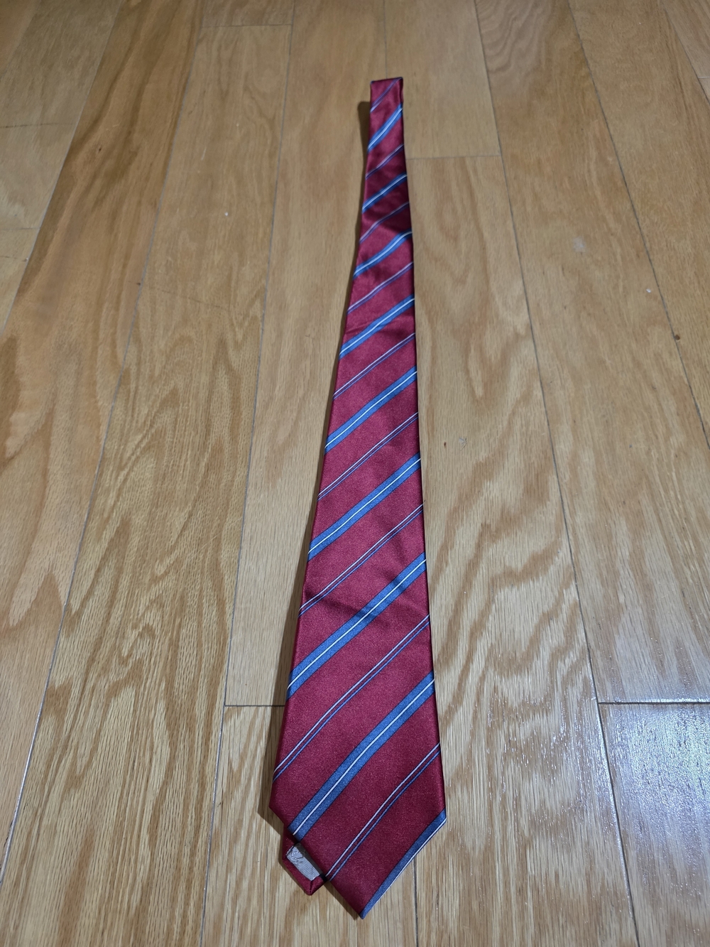 Christian Dior Monsieur Silk Striped Red Blue White